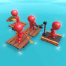 Stickman Raft